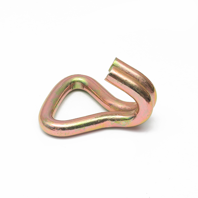 2 pulgada 5000kg/11000lbs dilaw na zinc plated double metal j hook