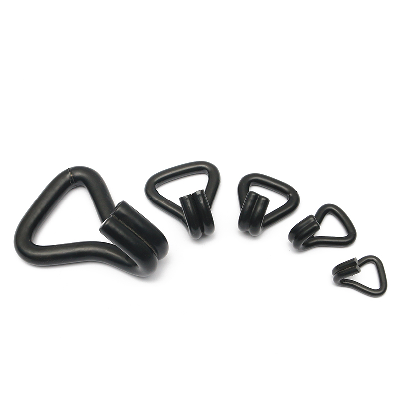 1-1/16 pulgada 1500kg/3000lbs Black PVC Coated Double J Hook Wire J Hook