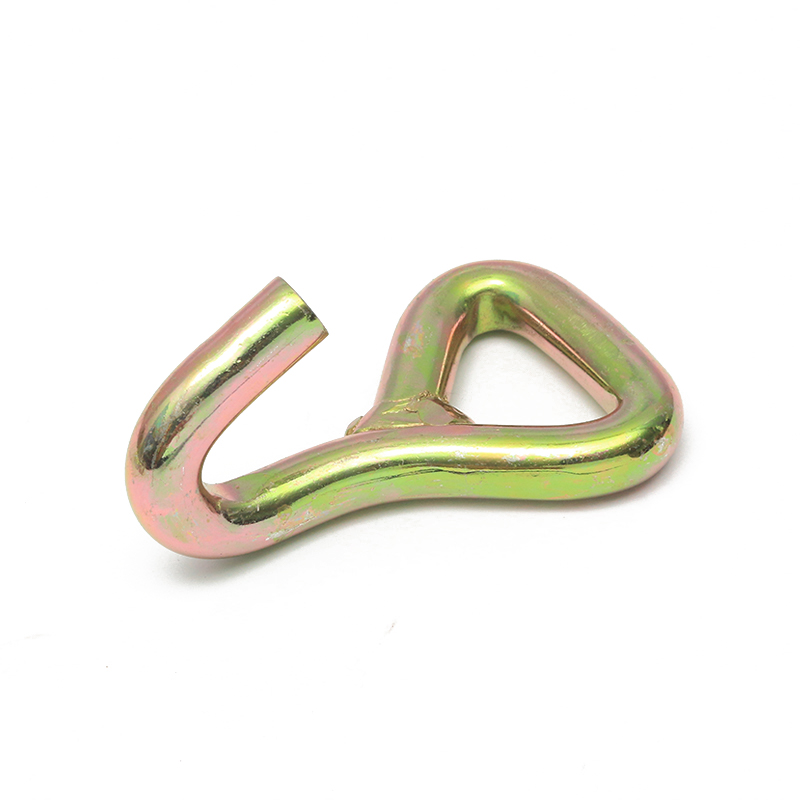 1.5 pulgada 3t dilaw na zinc plated j hook metal single j hook