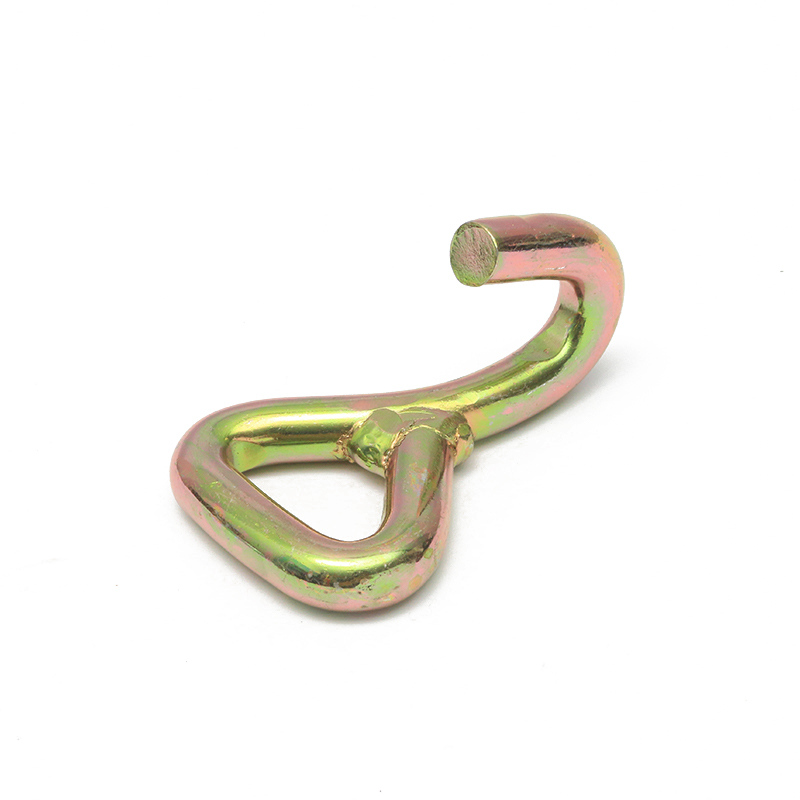 1.5 pulgada 3t dilaw na zinc plated j hook metal single j hook