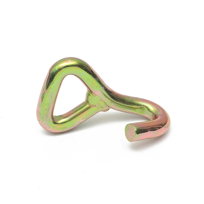 1.5 pulgada 3t dilaw na zinc plated j hook metal single j hook